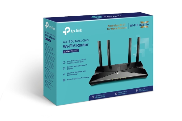 TP-Link Archer AX15 AX1500 Dual Band Gigabit WiFi Router